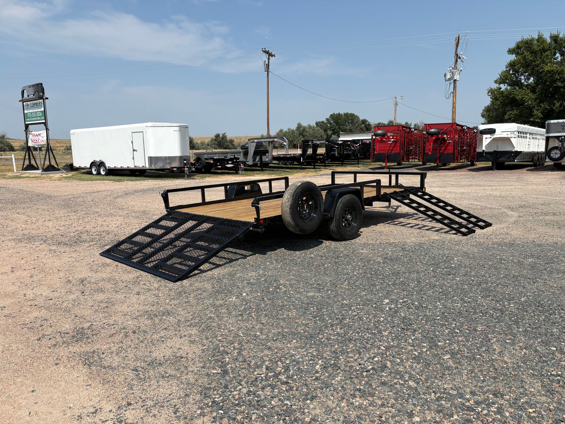 2027 H&H 14' Heavy Duty ATV Trailer
