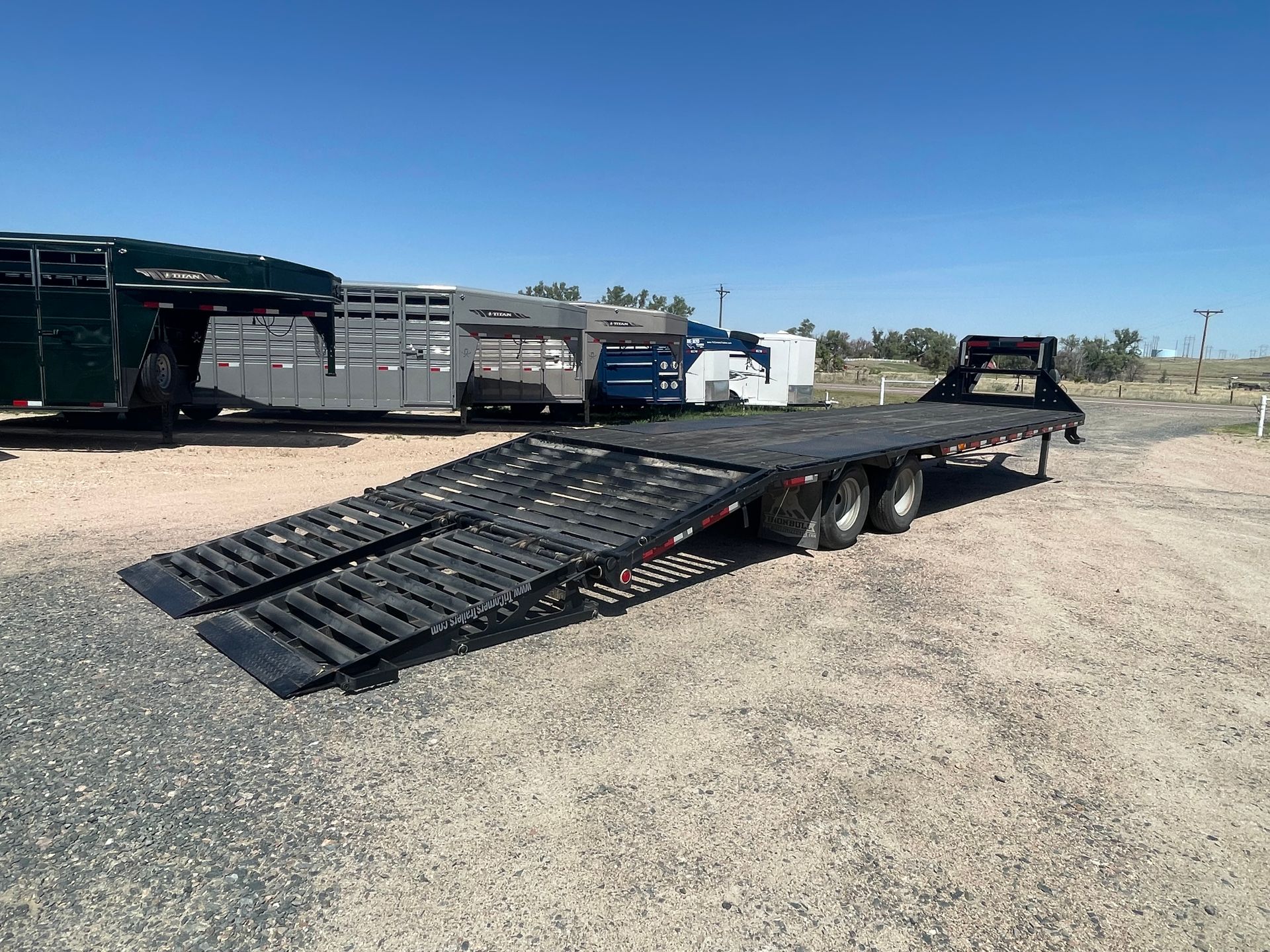 2018 Iron Bull 8'6x33 Tandem Dual Flatbed Trailer