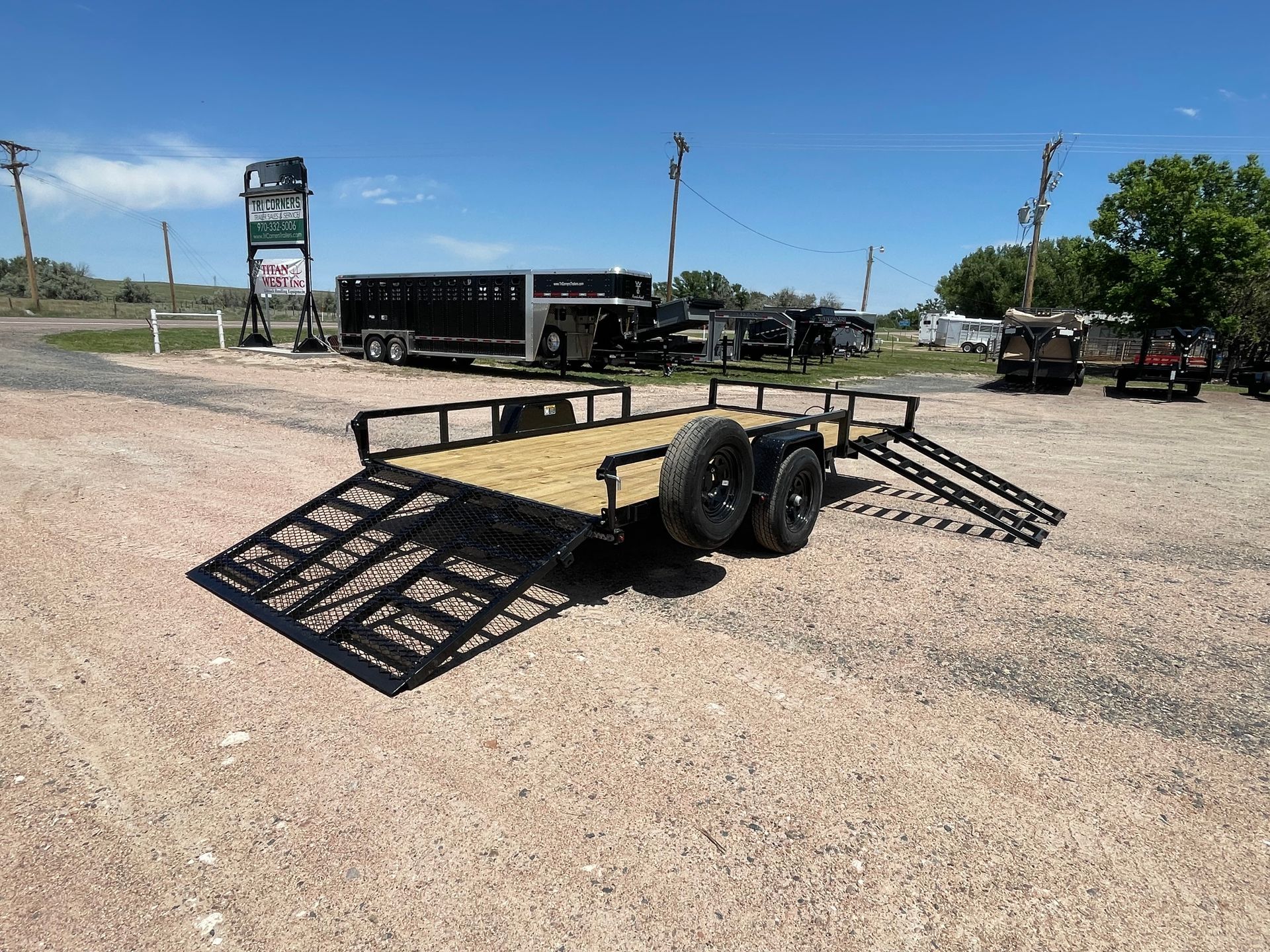 2026 H&H 14' Heavy Duty ATV Trailer