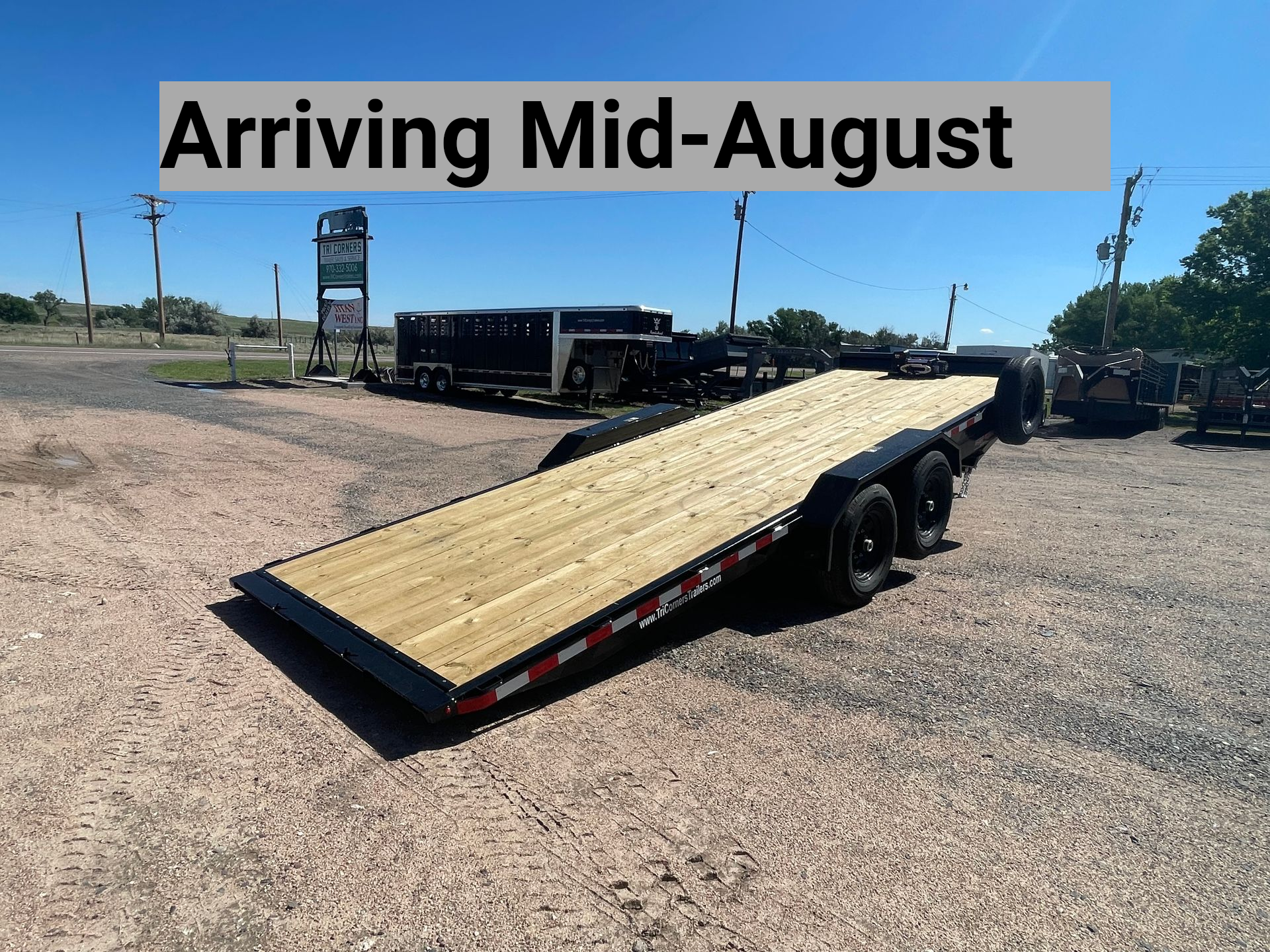 2027 H&H 22' bumper hitch Electric Tilt Trailer