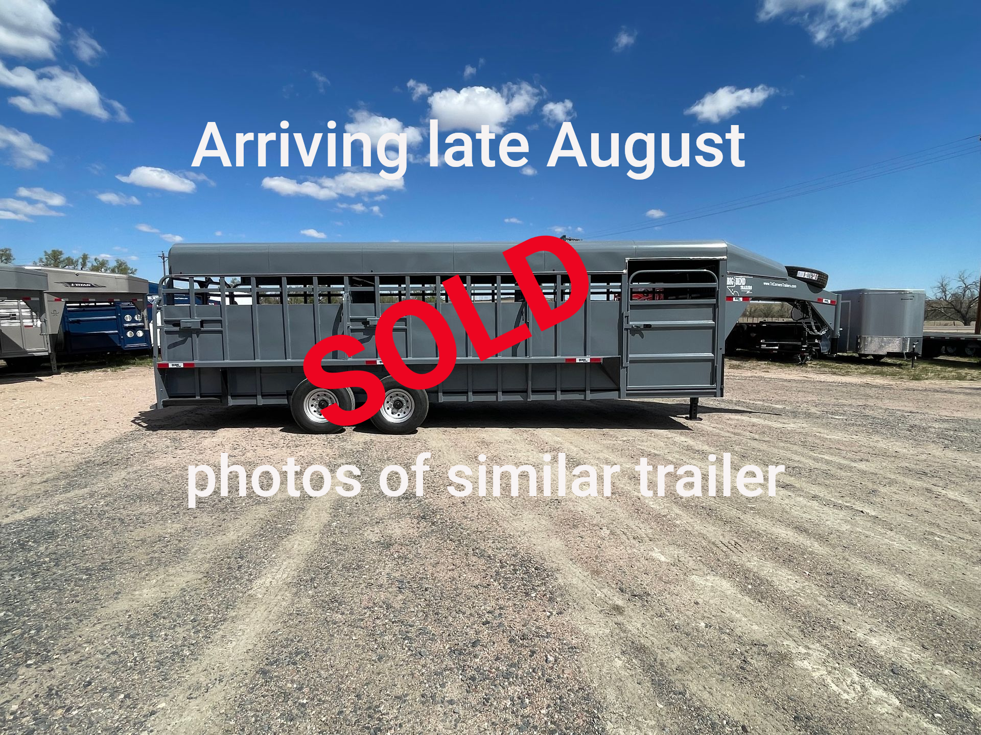 2026 Big Bend 7x24 Full Top Livestock Trailer