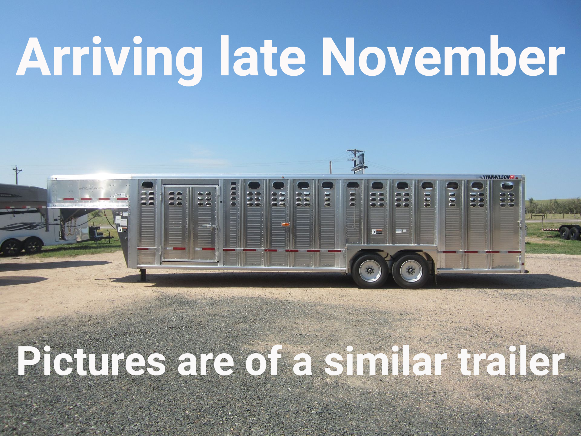 2027 Wilson 7x28 "Ranch Hand" Livestock Trailer