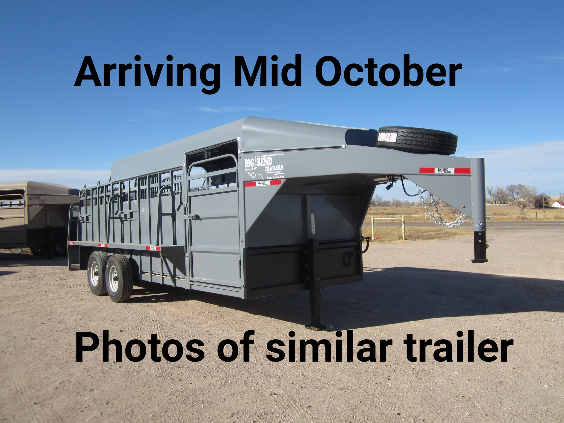 2026 Big Bend 6x20 Half-Top Livestock Trailer