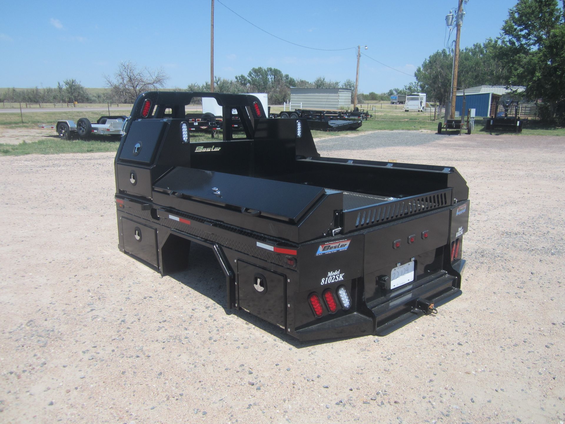 2026 Besler 8000 Series Skirted Long box Ford/Ram Truckbed