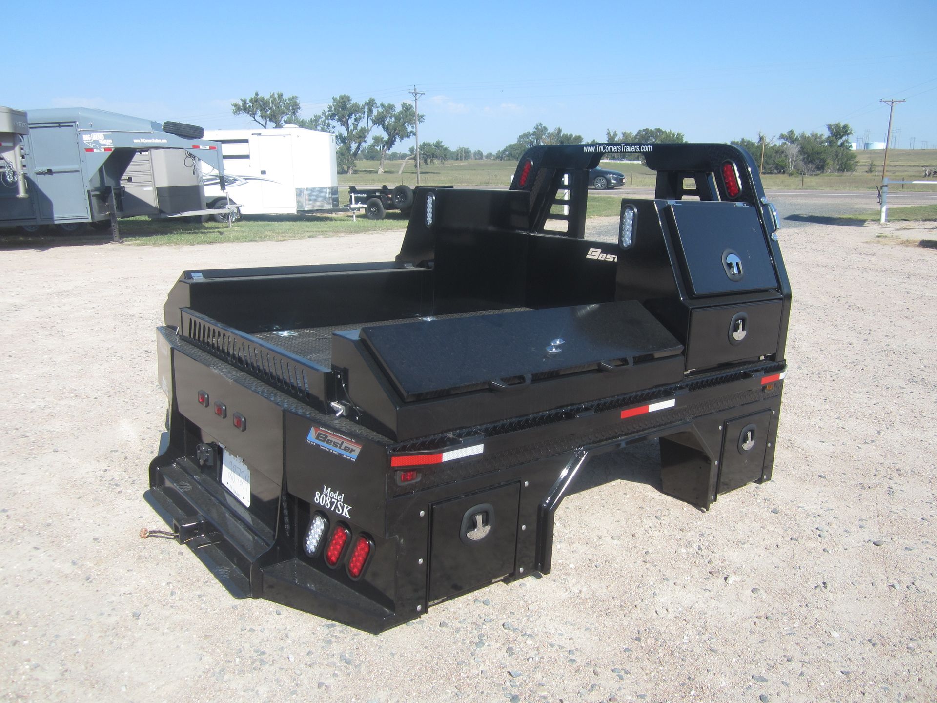 2026 Besler 8000 Series Skirted Long Box GMC Truckbed