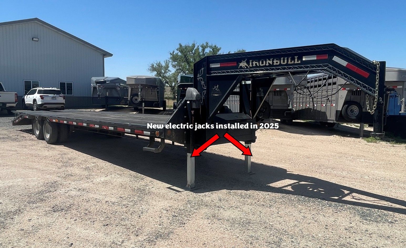 2018 Iron Bull 8'6x33 Tandem Dual Flatbed Trailer
