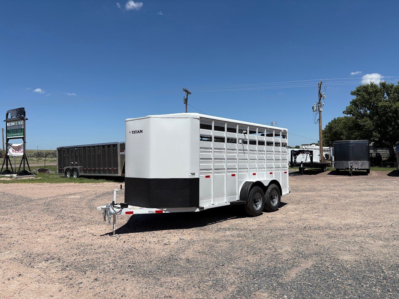 2026 Titan 16' "Standard" BH Livestock Trailer