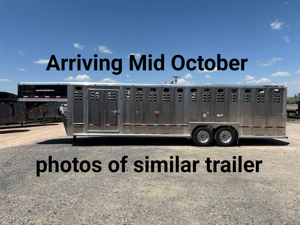 2027 Wilson 7x28 "Ranch Hand" Livestock Trailer
