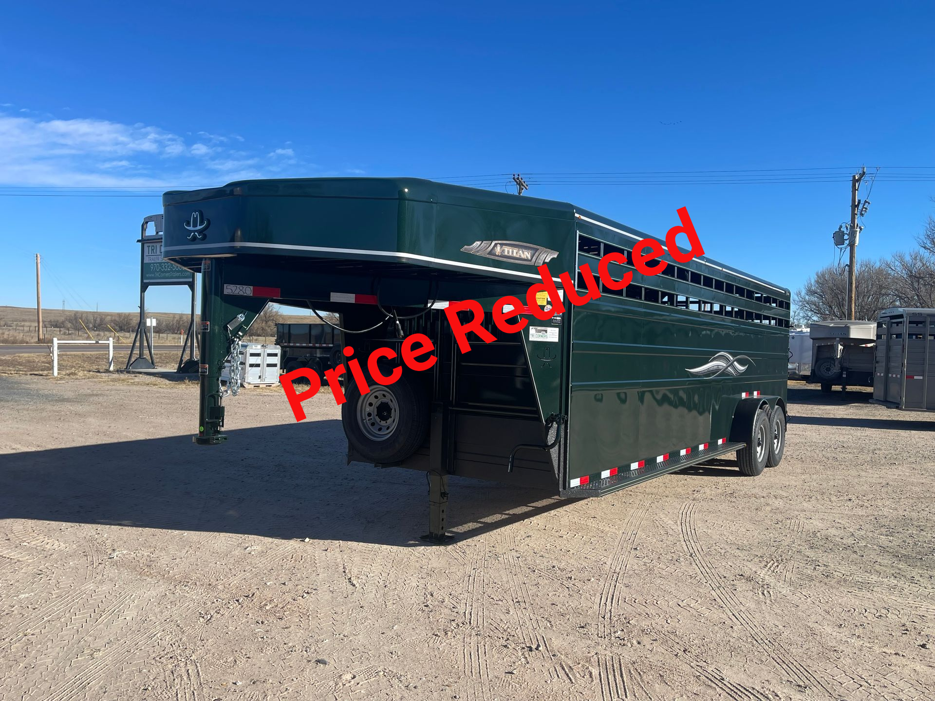 2026 Titan 24' "Classic" Livestock Trailer