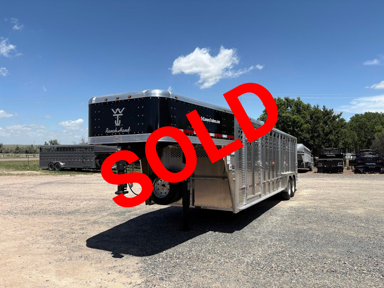 2027 Wilson 7x28 "Ranch Hand" Livestock Trailer
