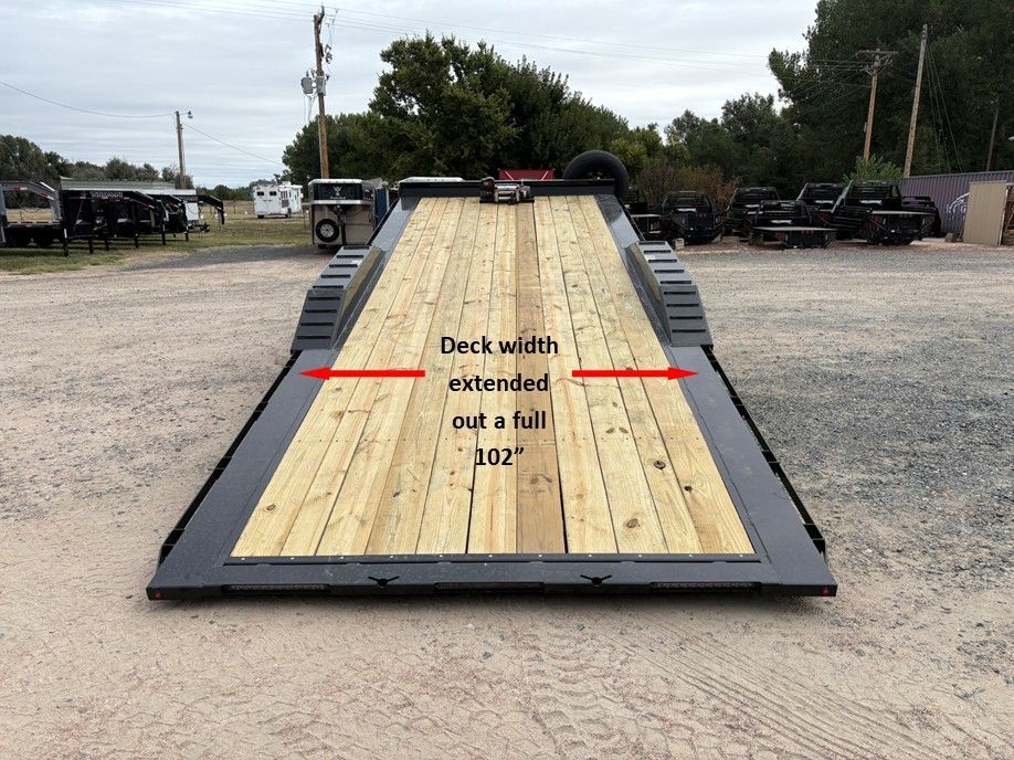 2027 H&H 102x22 Bumper Hitch Electric Tilt Trailer