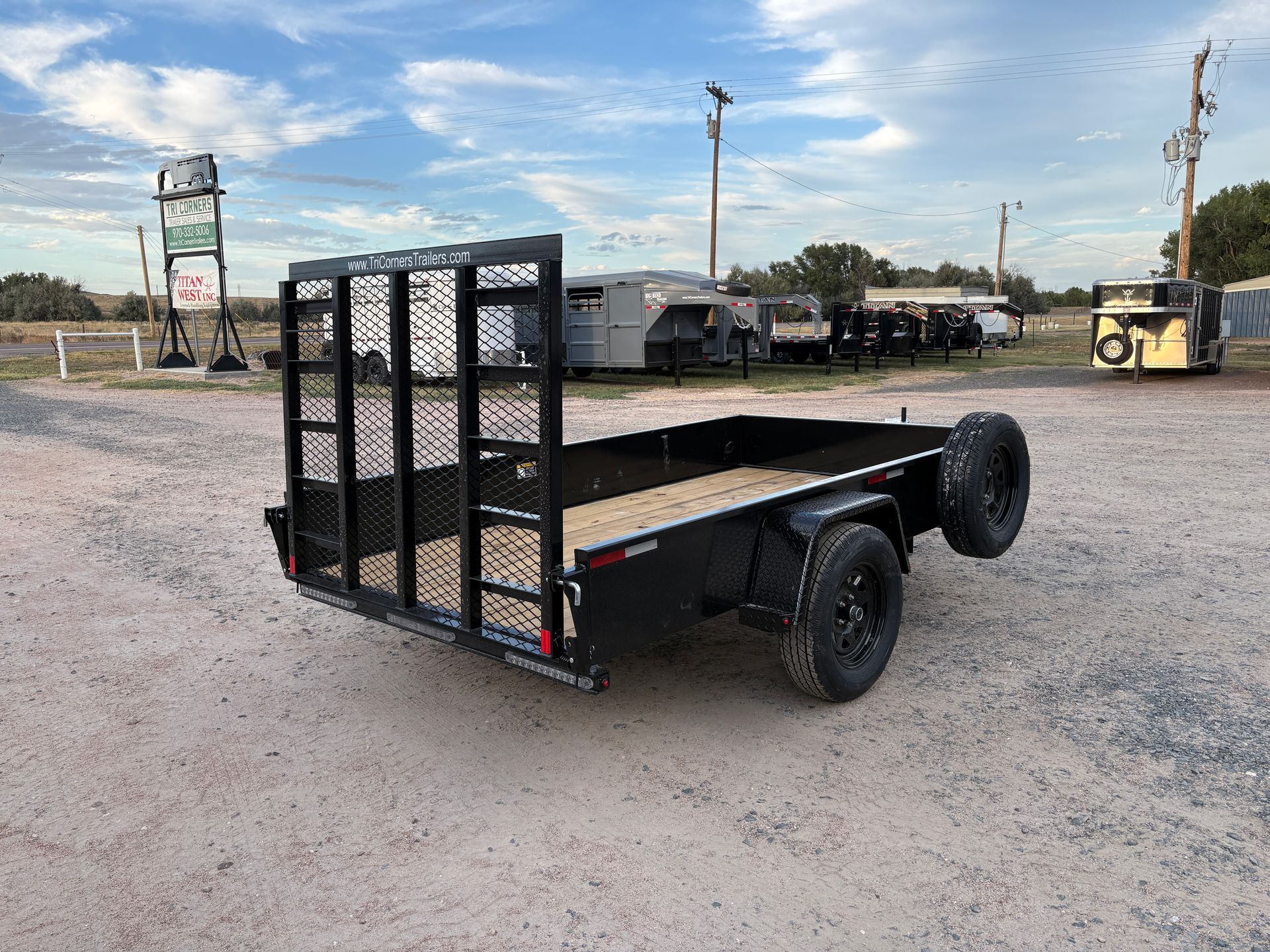 2027 H&H 66x10 Solid Side Utility Trailer