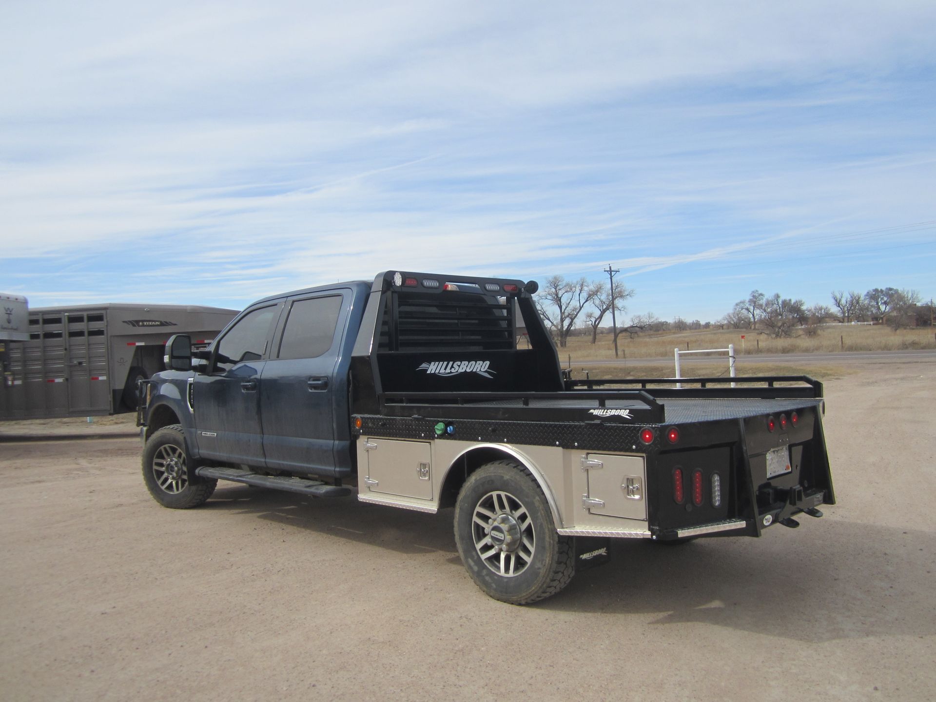 New Hillsboro 1000 Hybrid Ford Long Box Skirted Truck Bed