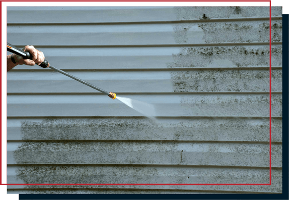 Pressure Wash Garage Door — Nashville, TN — William R. Allen & Son Painting Contractors