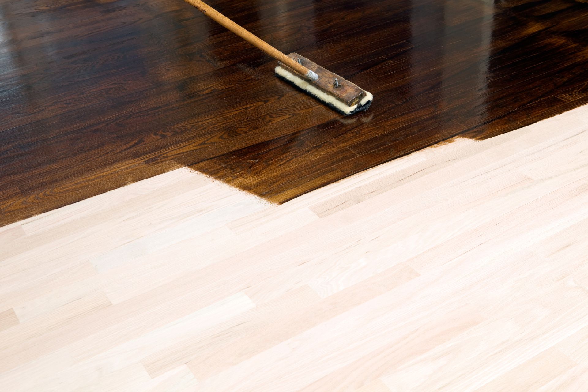 Hardwood Flooring Staining – Easley, SC – Action Flooring LLC