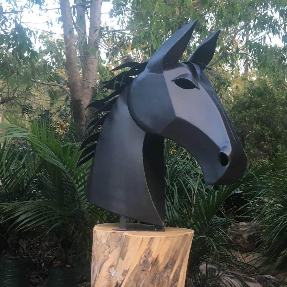 Exquisite Black Horse Statue — Green Vision NT in Virginia, NT