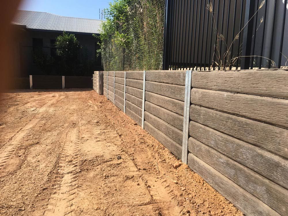 Rustic Wooden Garden Fence — Green Vision NT in Virginia, NT