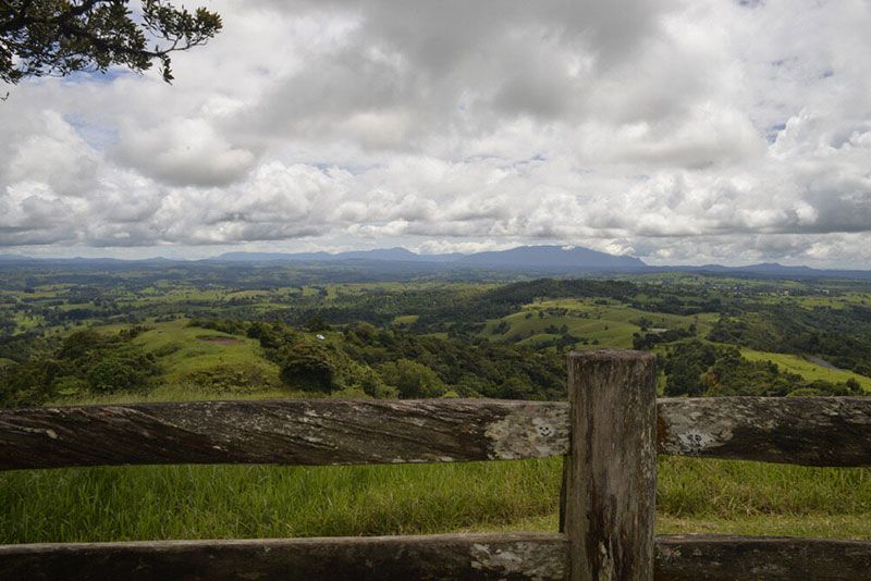 Scenic Mountain Vista through a Fence — Green Vision NT in Zuccoli, NT