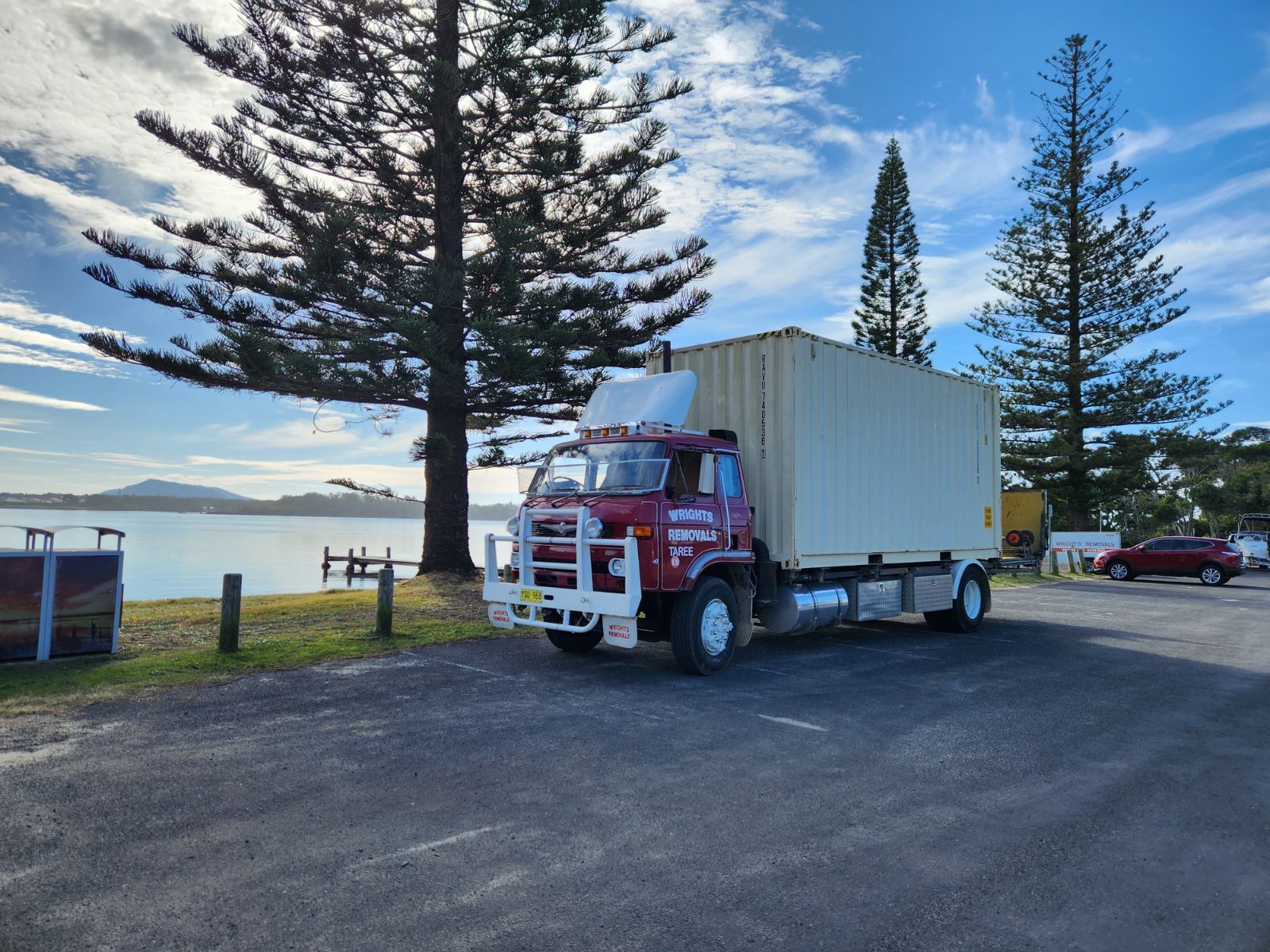 truck for furniture removals and storage