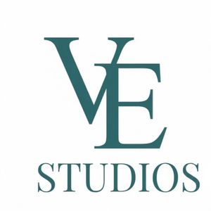 Logo for Virginia Elizabeth Aesthetics featuring a stylized silver