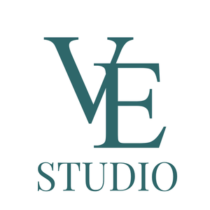 Logo for Virginia Elizabeth Aesthetics featuring a stylized silver
