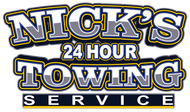 Nick’s 24 Hour Towing Service logo—trusted towing company in Rutherford NJ serving Bergen County.