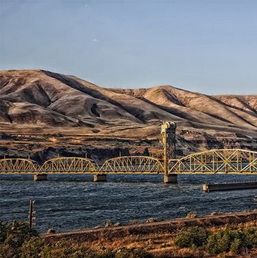 bridge over river