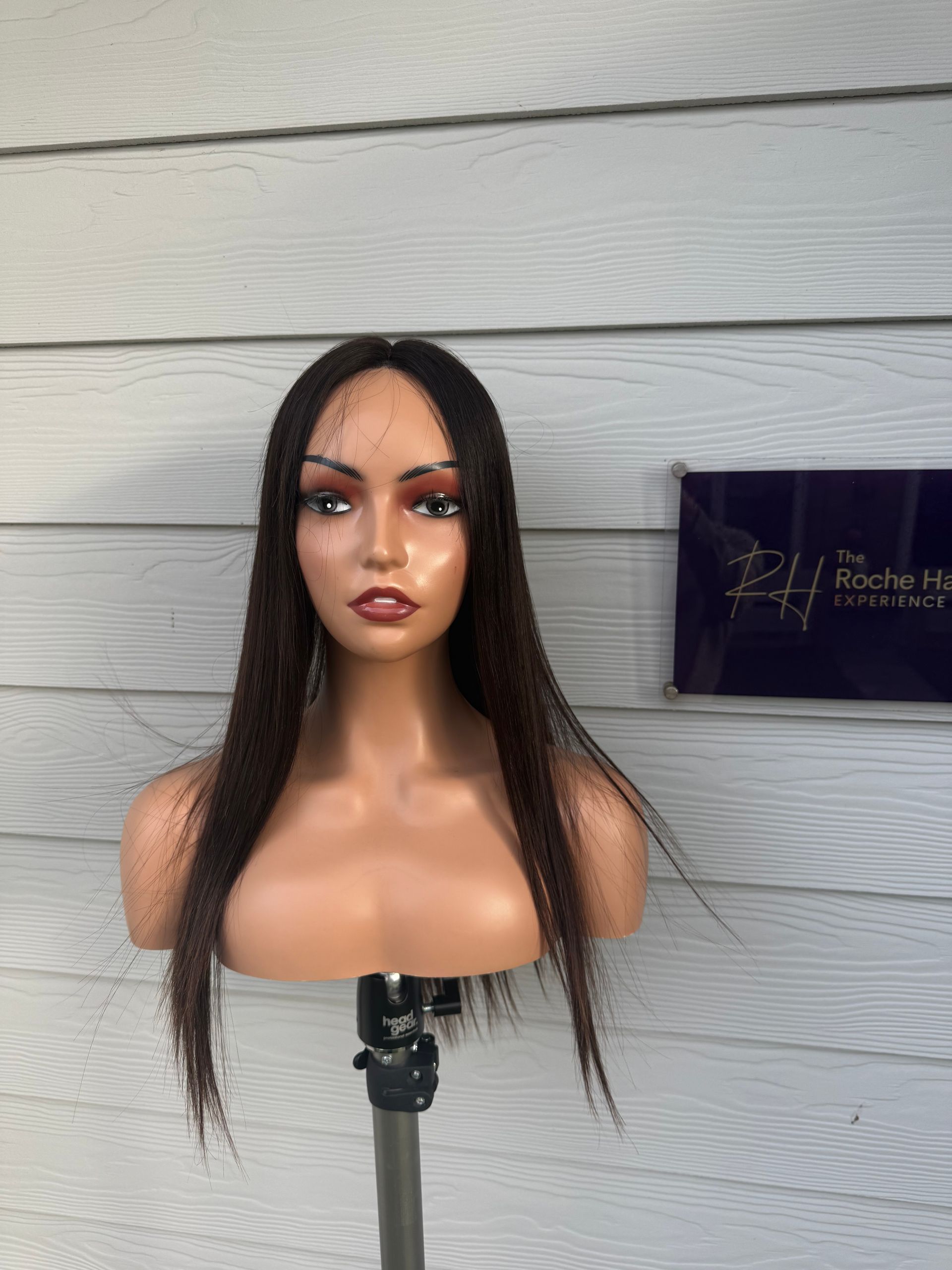 Extra Long Straight Brunette Human Hair Wig