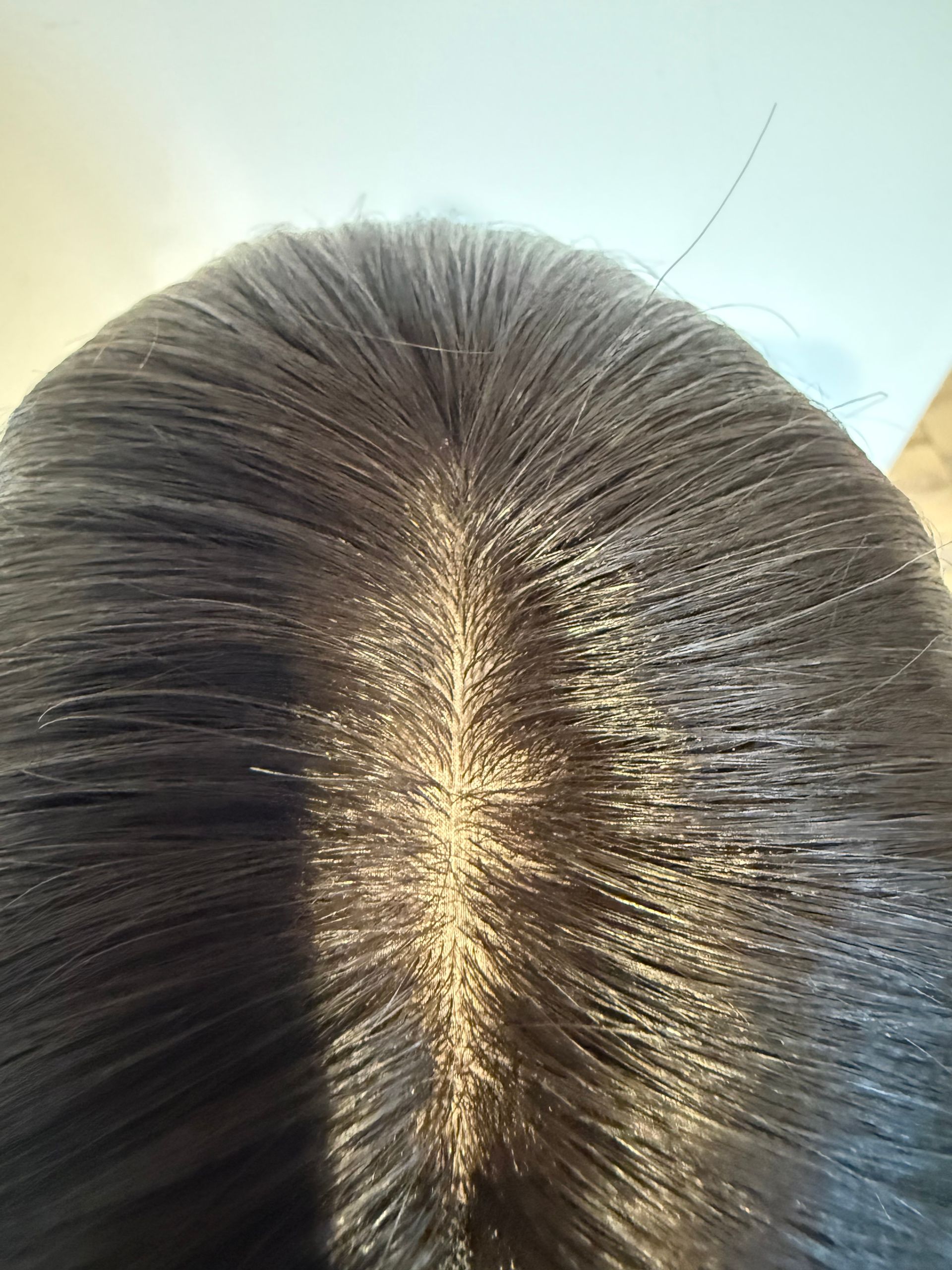 Long Layered Brunette Human Hair Wig