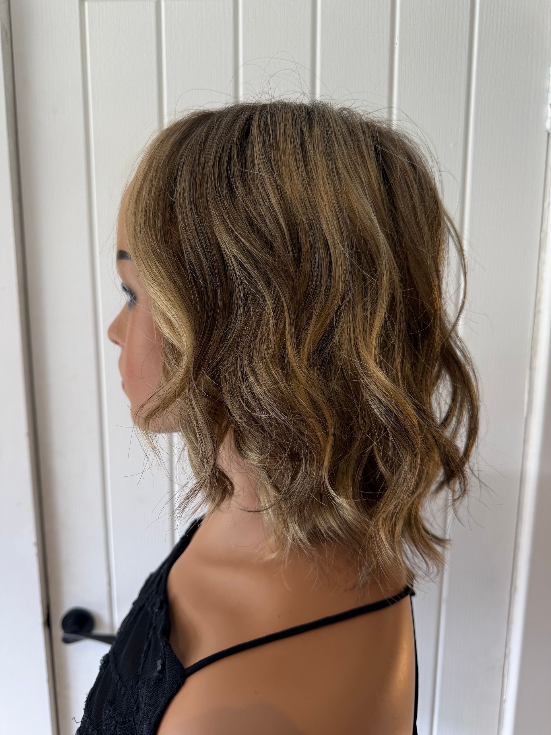 Soft Curled Blonde Premium Fibre Wig