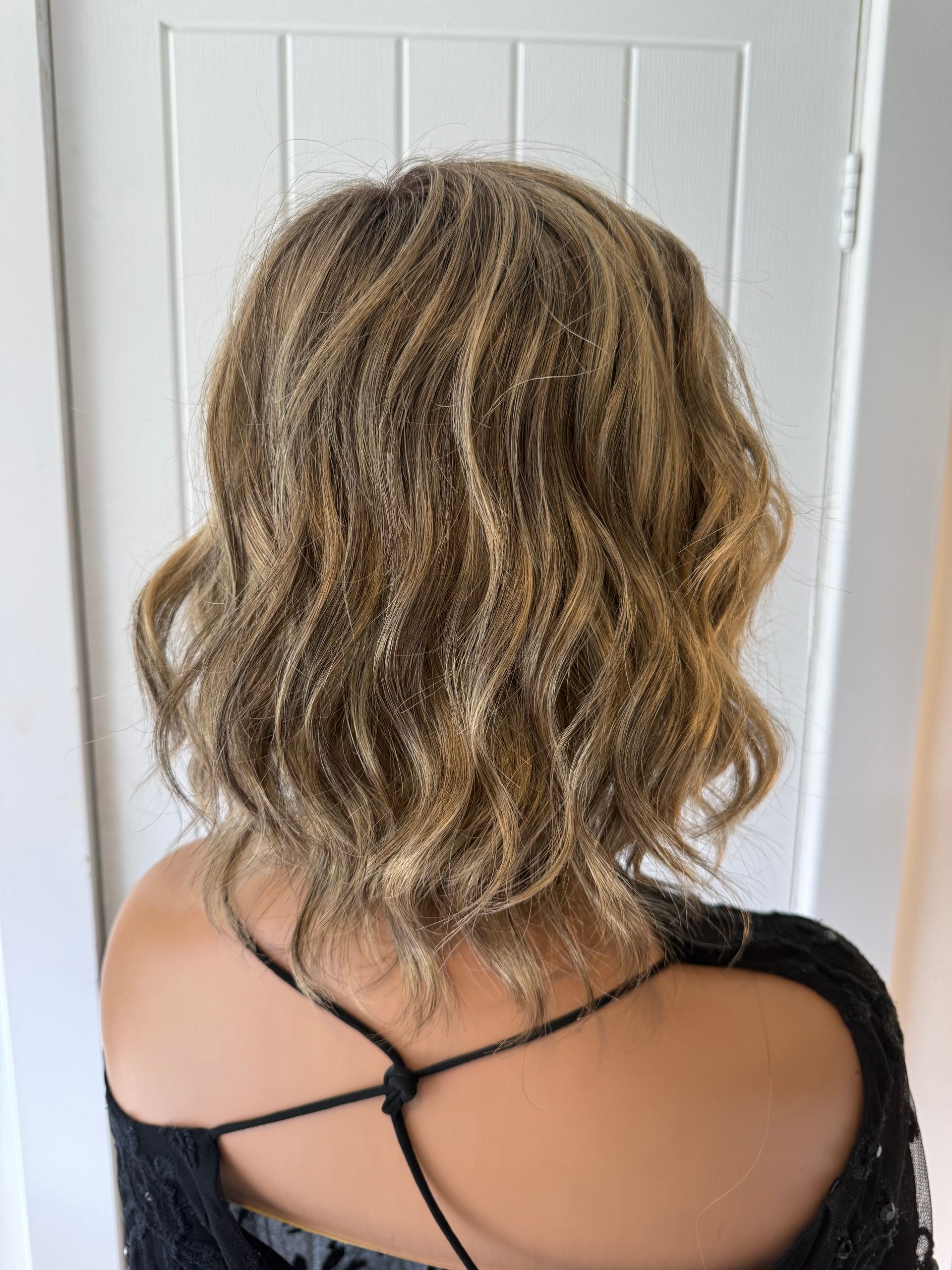 Soft Curled Blonde Premium Fibre Wig