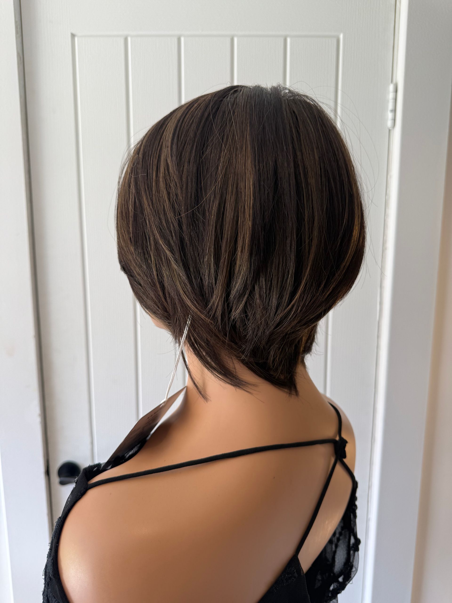 Short Brunette Bob Premium Fibre Wig