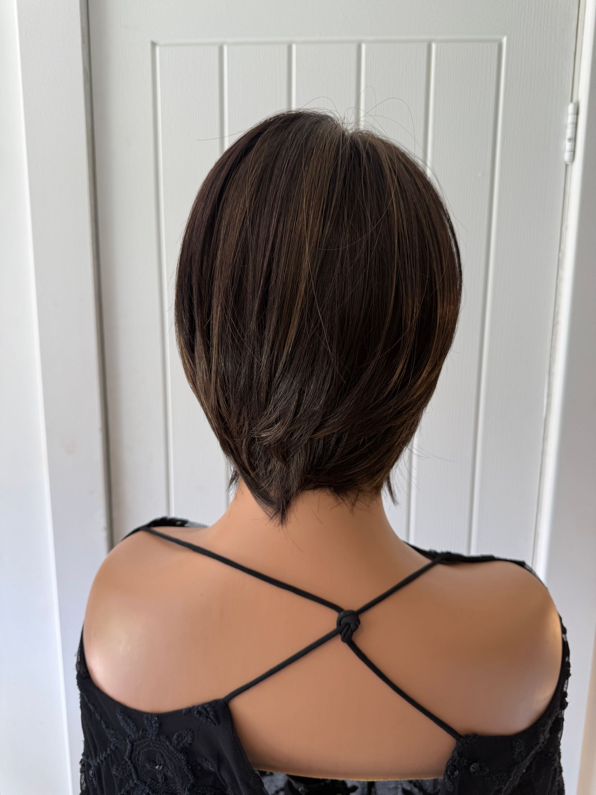 Short Brunette Bob Premium Fibre Wig