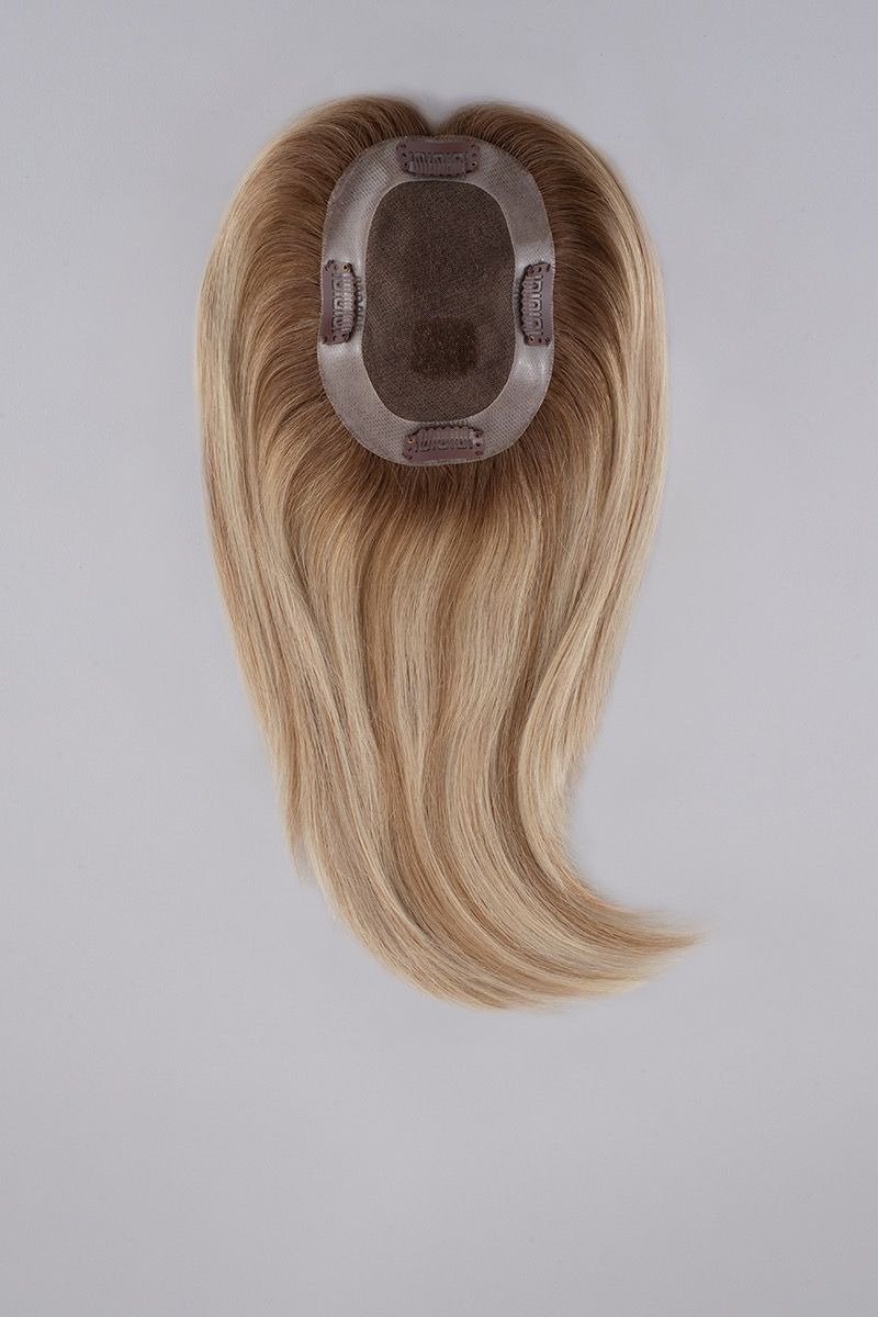 Long Blonde Parting Hair Topper