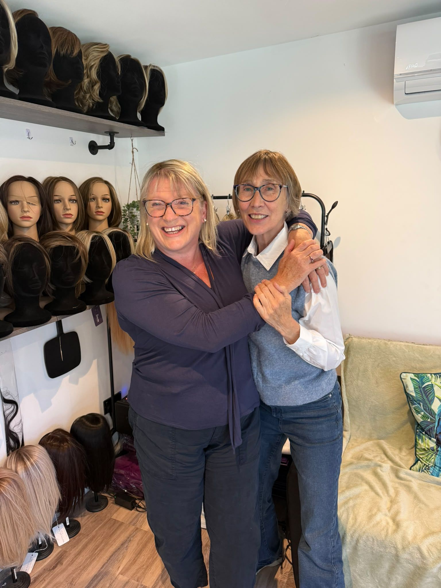 Private wig and hair topper consultation at The Roche Hair Experience in Stafford