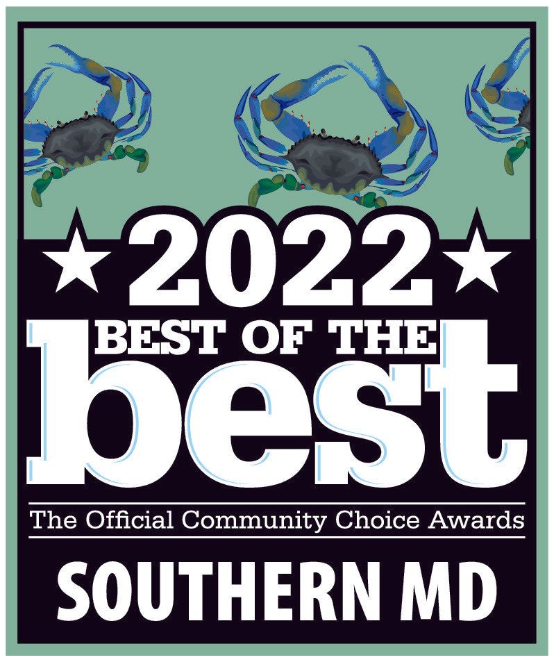 A logo for the 2022 best of the best in southern md.
