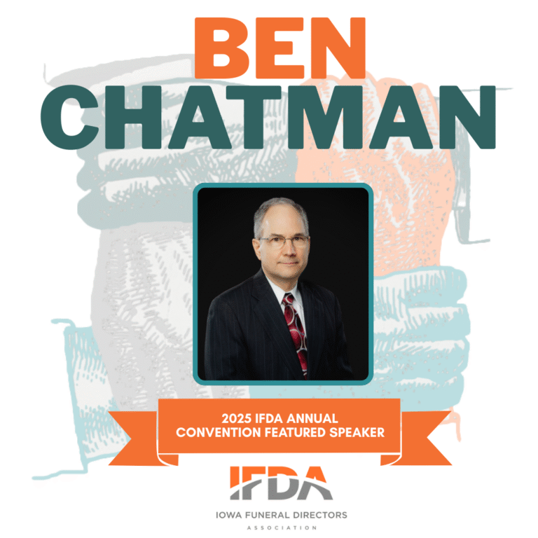 Ben Chatman event poster with portrait and orange banner: 2025 FDA Annual Convention featured speaker