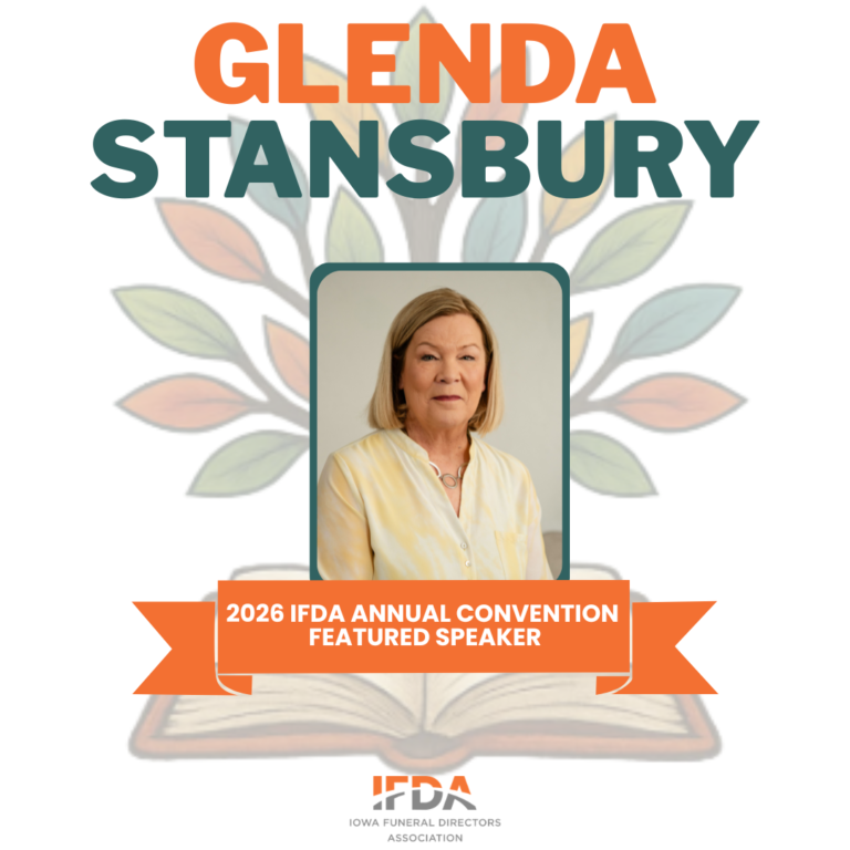 Glenda Stansbury, featured speaker for the 2026 IFDA annual convention, shown in a portrait graphic.