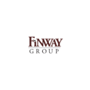 Finway Group logo in maroon text on a white background