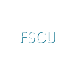 Blue FSCU logo on a white background