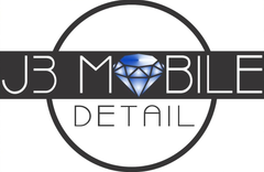 J3 Mobile Detail logo with a diamond icon inside a black circle on a white background