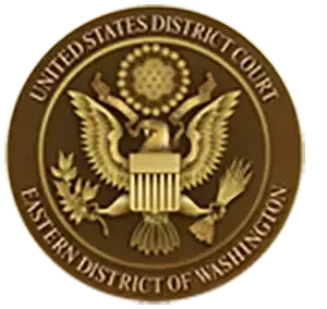 The seal of the united states district court eastern district of washington