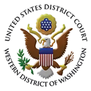 The united states district court western district of washington seal