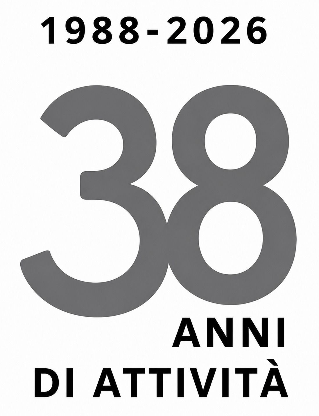 scritta 30 anni di attività
