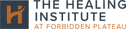 Logo for The Healing Institute at Forbidden Plateau. A stylized orange 