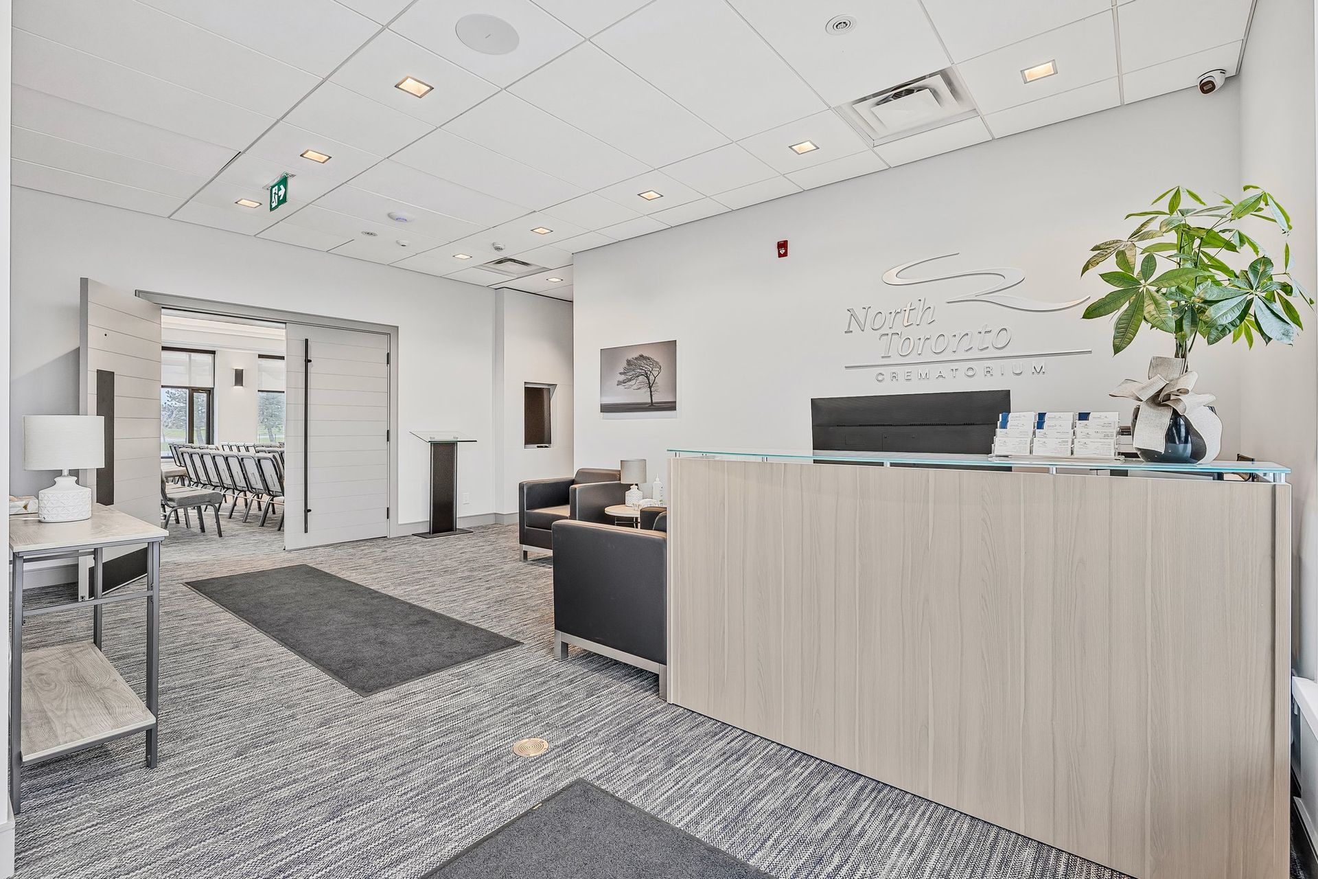 lobby of sensiblel choice crematorium