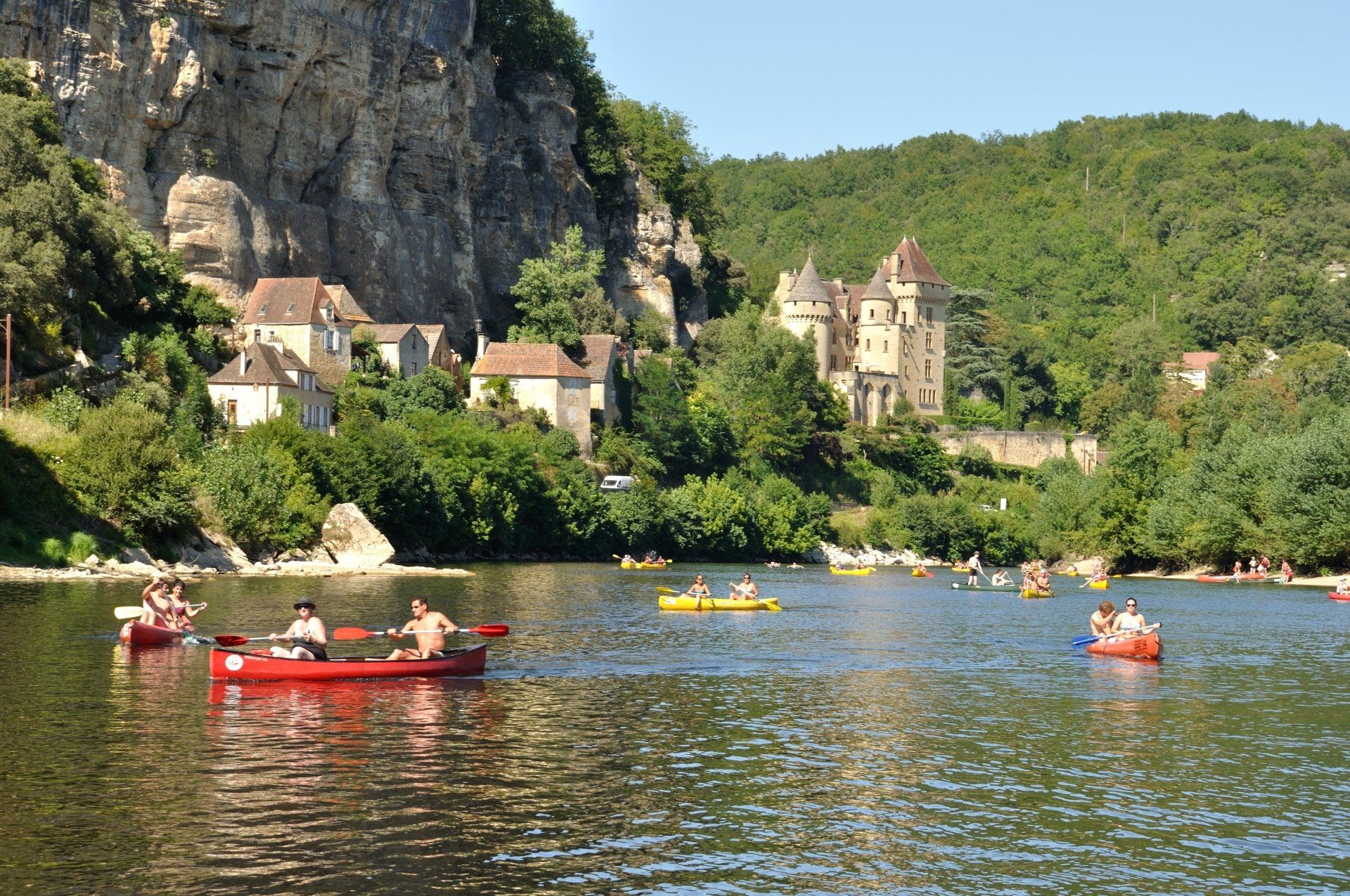 la randonnée en canoë