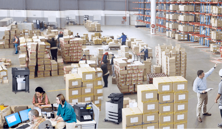Different Boxes On Warehouse — Woonsocket, RI — Output Management Group Different Boxes On Warehouse — Woonsocket, RI — Output Management Group