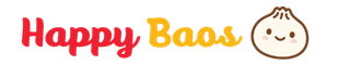 &ldquo;Happy Baas&rdquo; logo with red and orange text and a smiling sheep icon on a white background