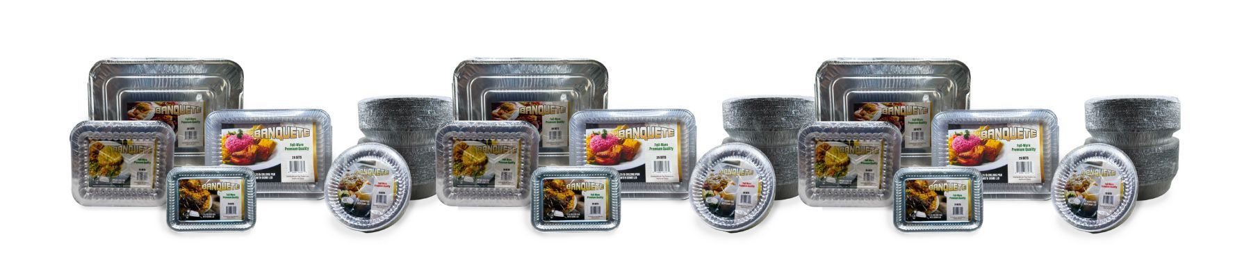 Bandejas de aluminino